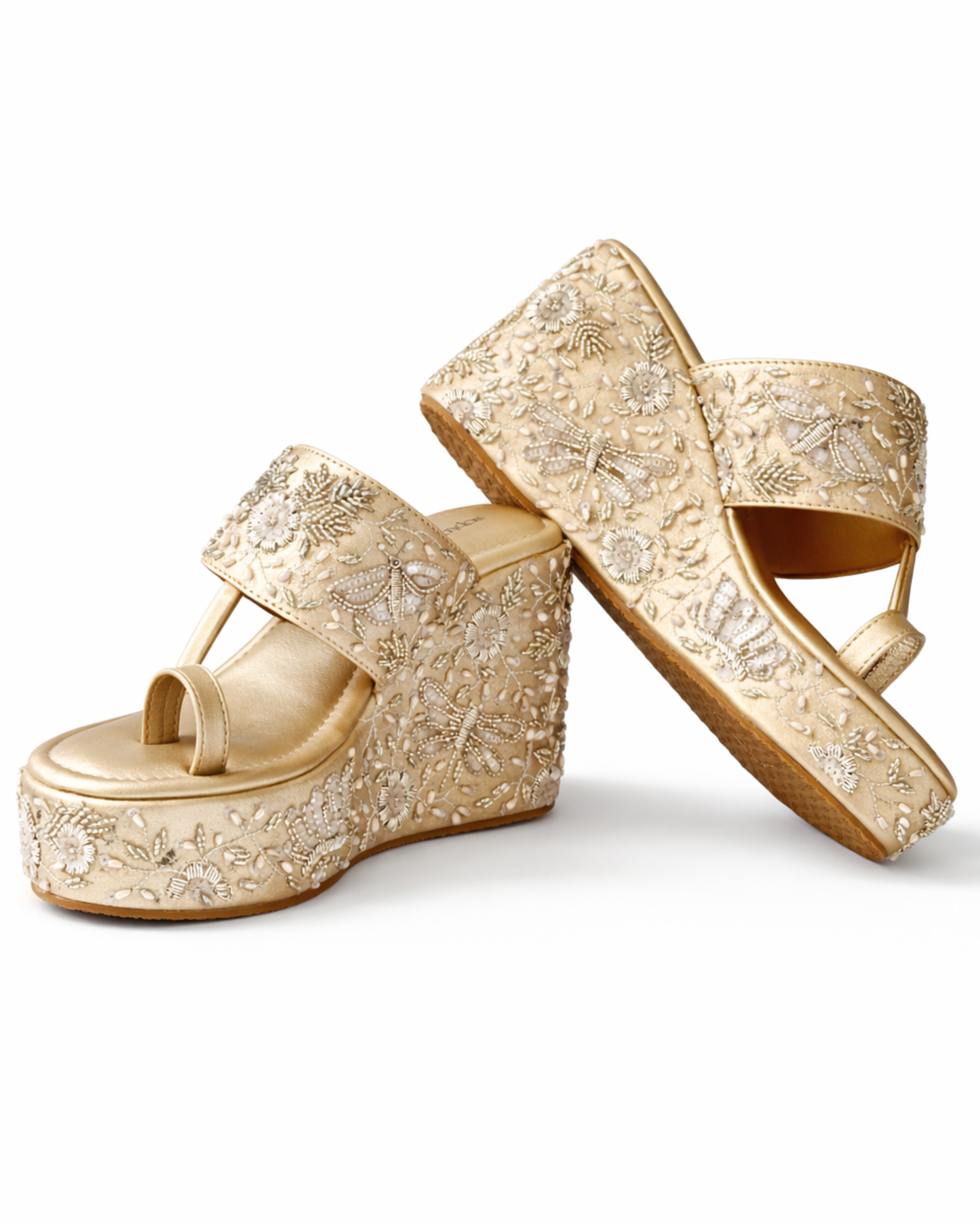 Butterfly Bloom-Champagne gold