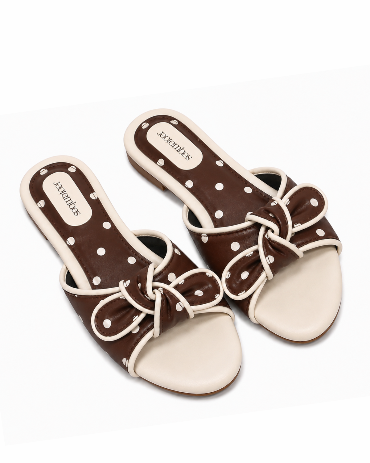 Polka Twist-Brown
