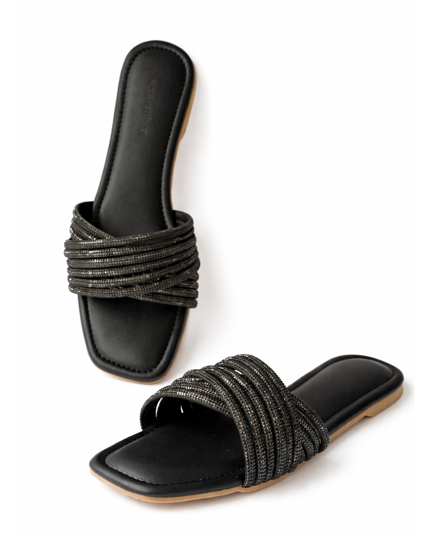 Rhinestone Glow-Black