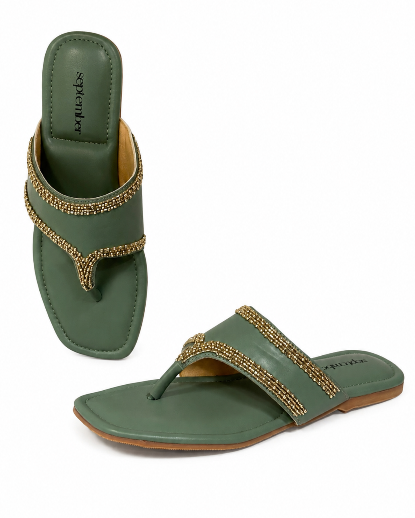 Noir pearl-Sage Green