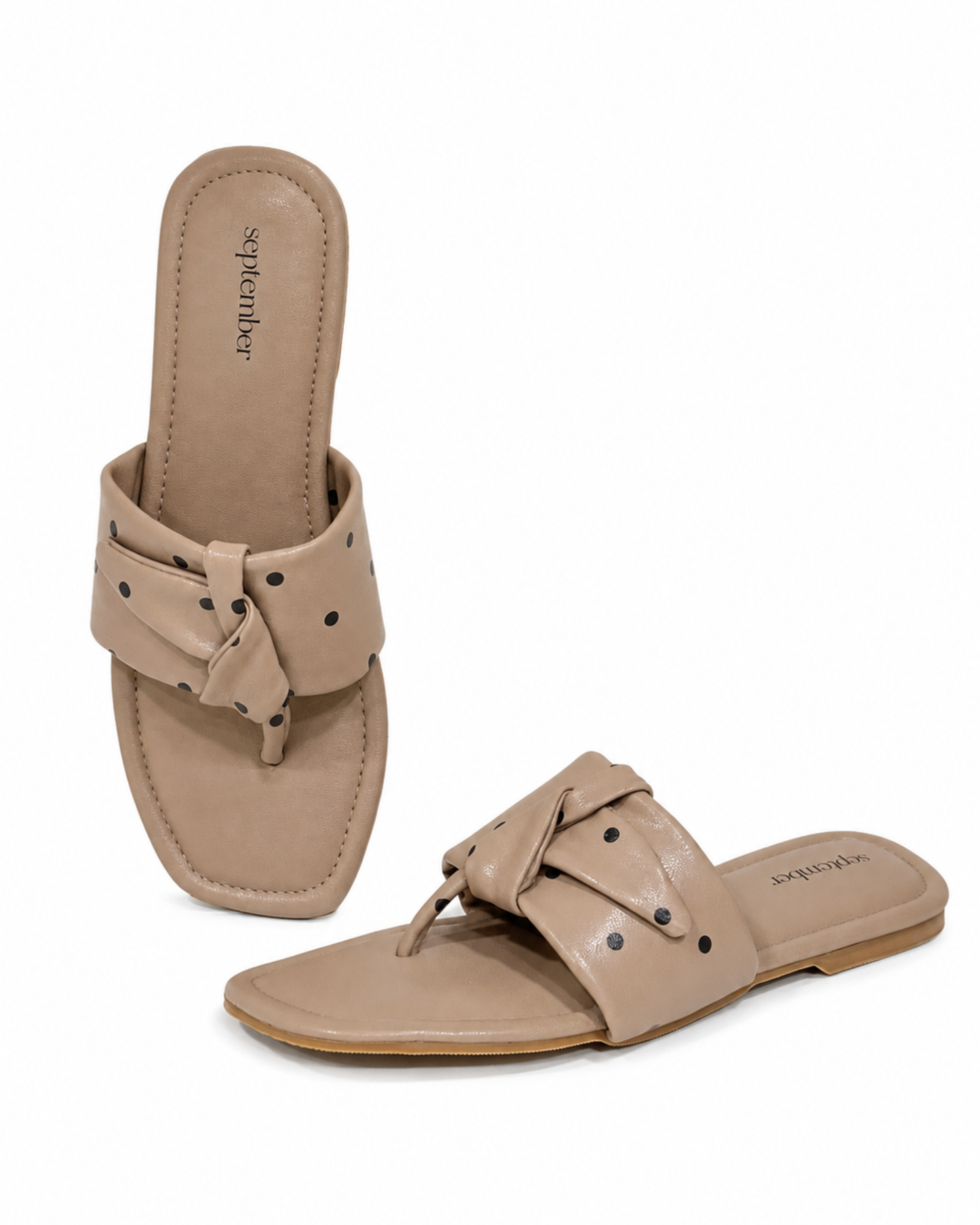 Polka Chic-Taupe