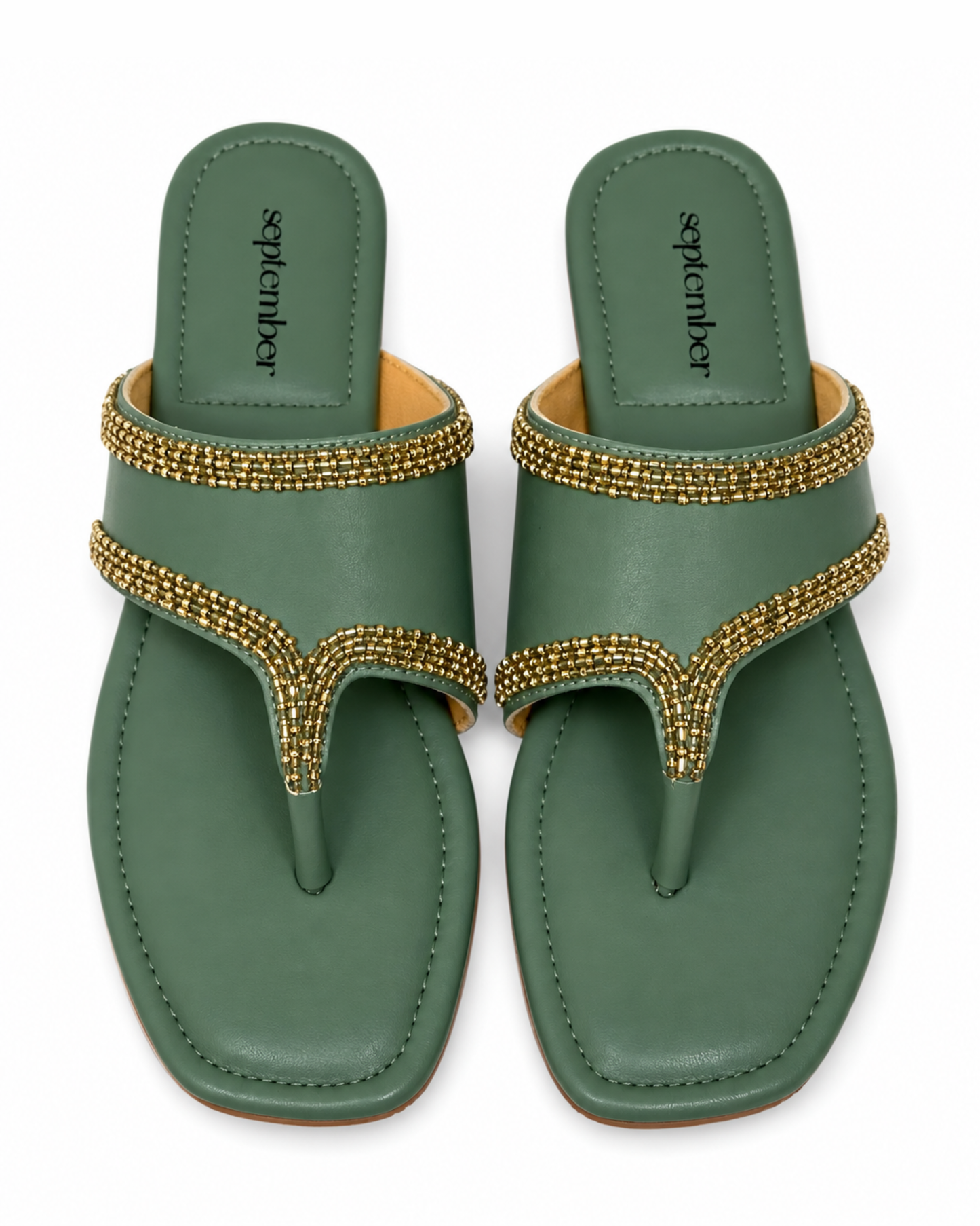 Noir pearl-Sage Green