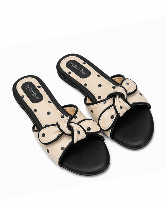 Polka Twist-Cream
