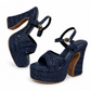 Lined Up For Style-Navy Blue
