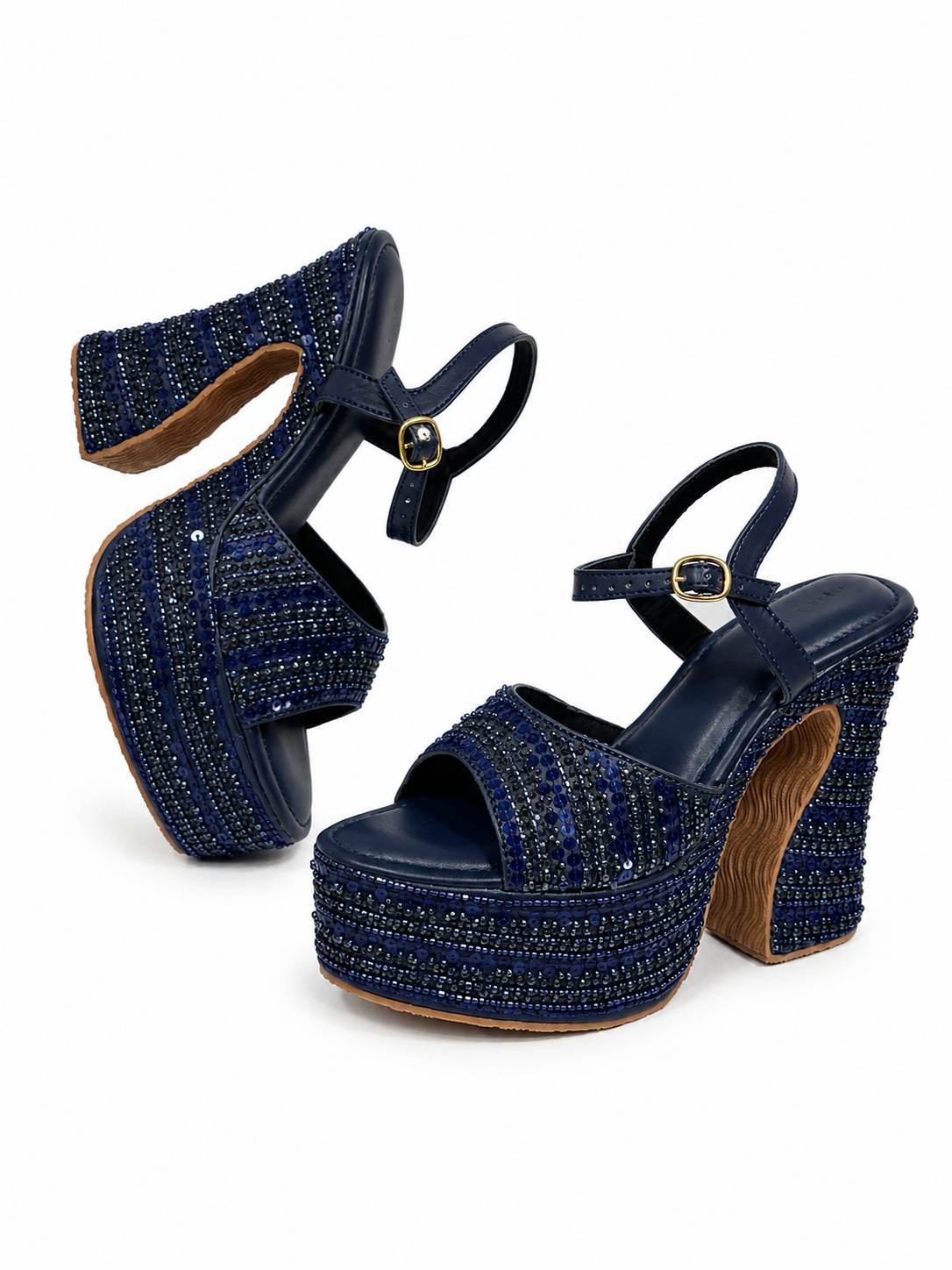 Lined Up For Style-Navy Blue