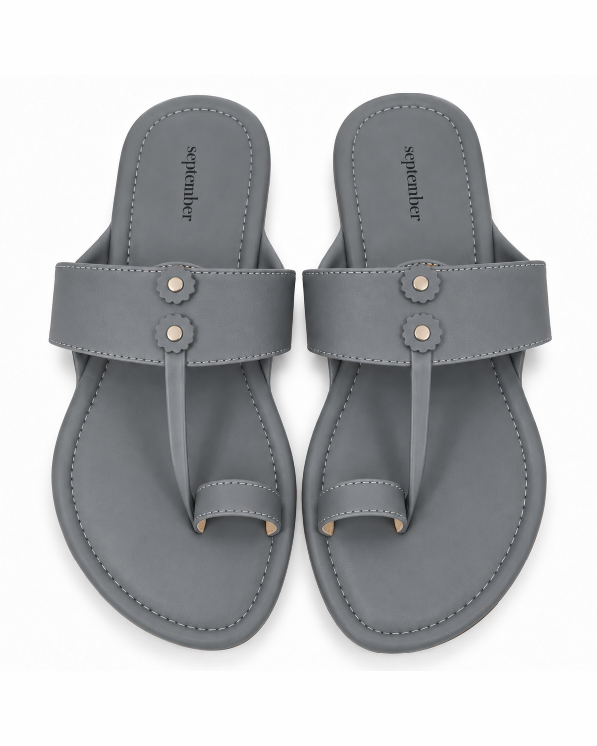Classic Grey Kolhapuri