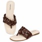 Polka Chic-Brown and Cream