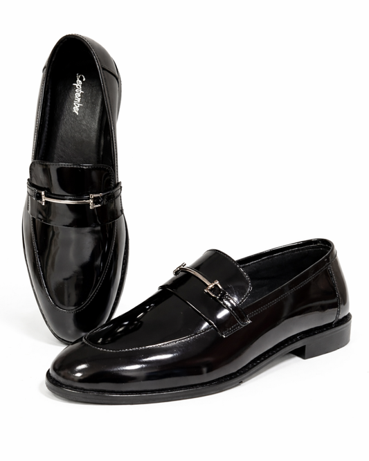 Noir Patent Loafer