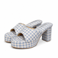 Plaid Mules