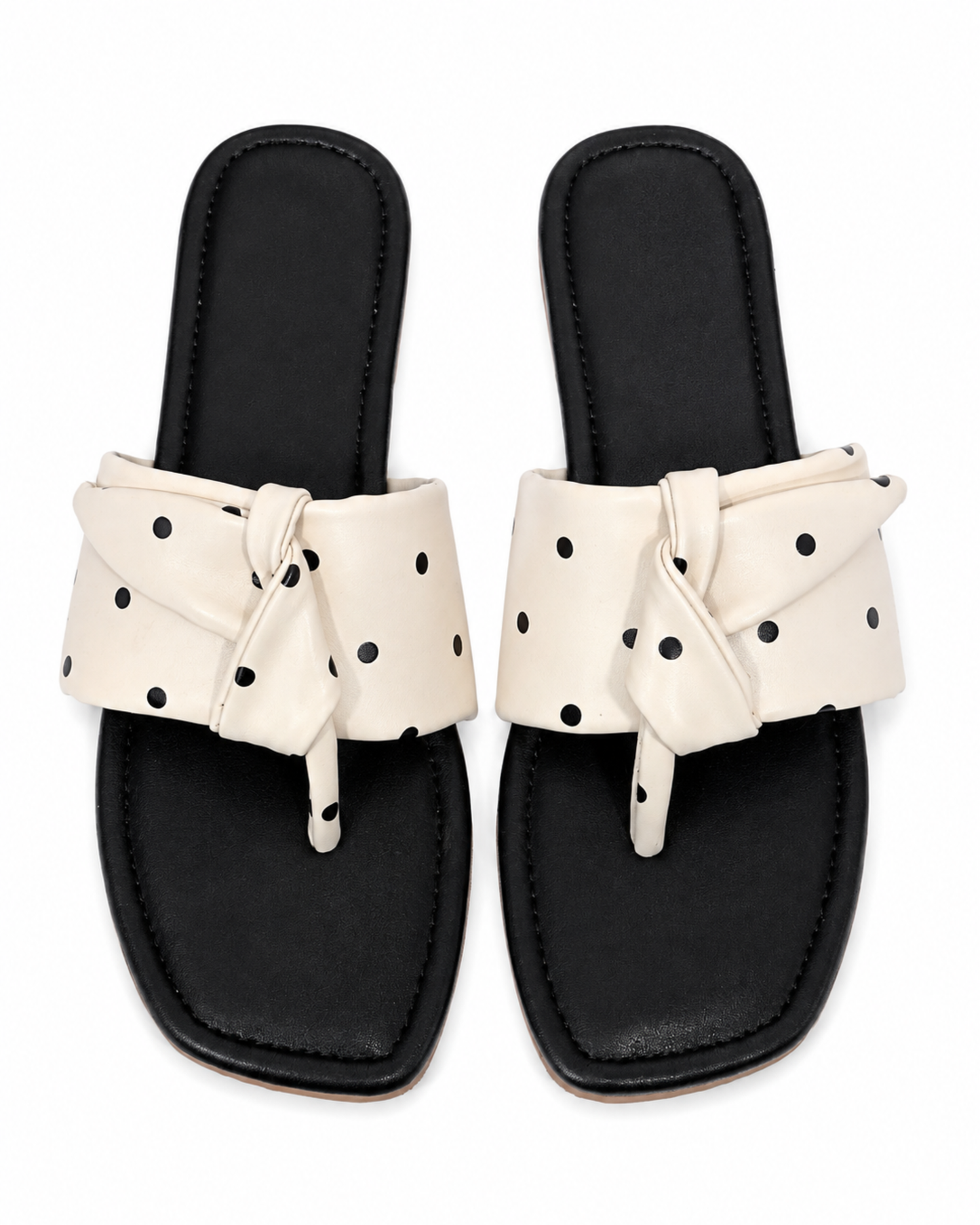 Polka Chic-Cream and Black