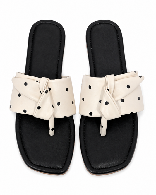 Polka Chic-Cream and Black