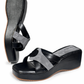 Black Curve Wedges