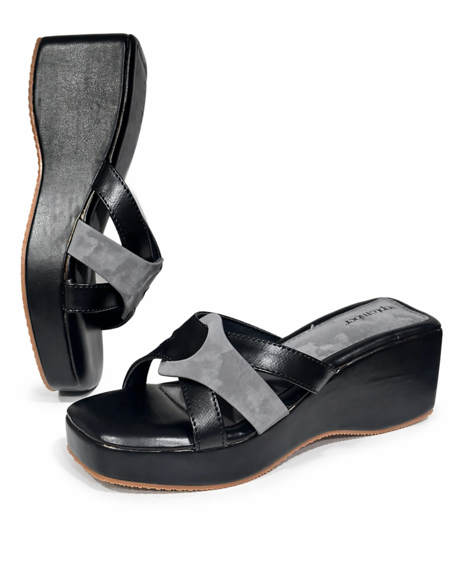 Black Curve Wedges