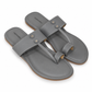 Classic Grey Kolhapuri