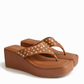 Tan Studded Wedges-38