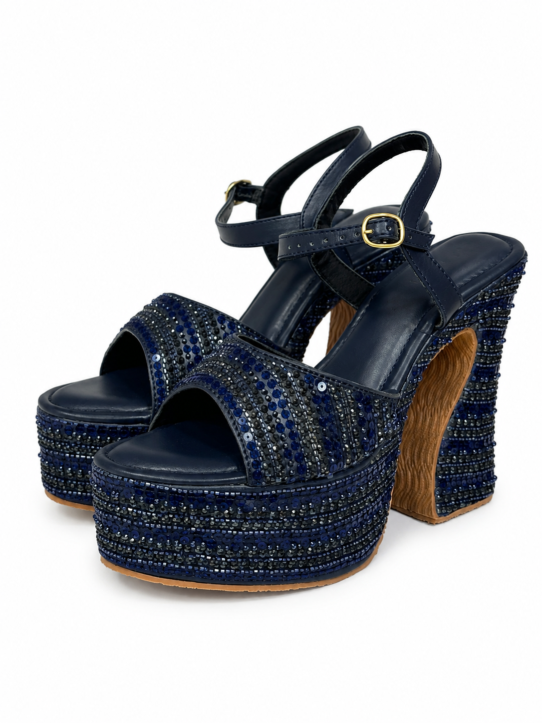Lined Up For Style-Navy Blue