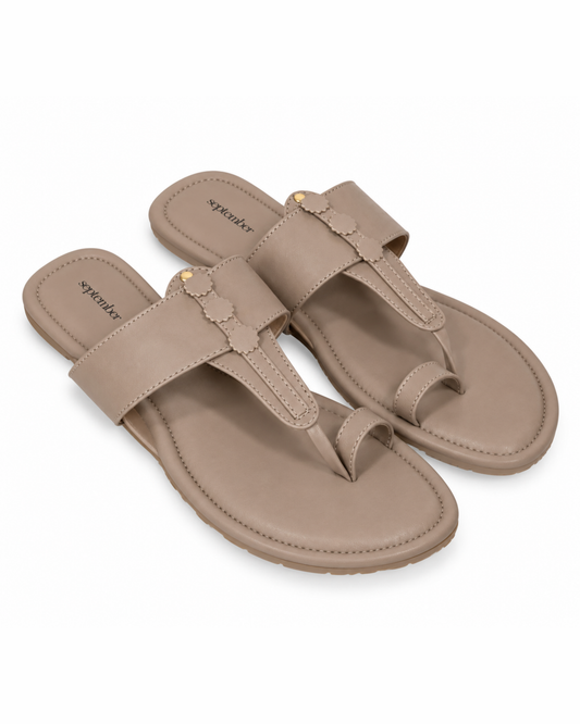Classic Beige Kolhapuri