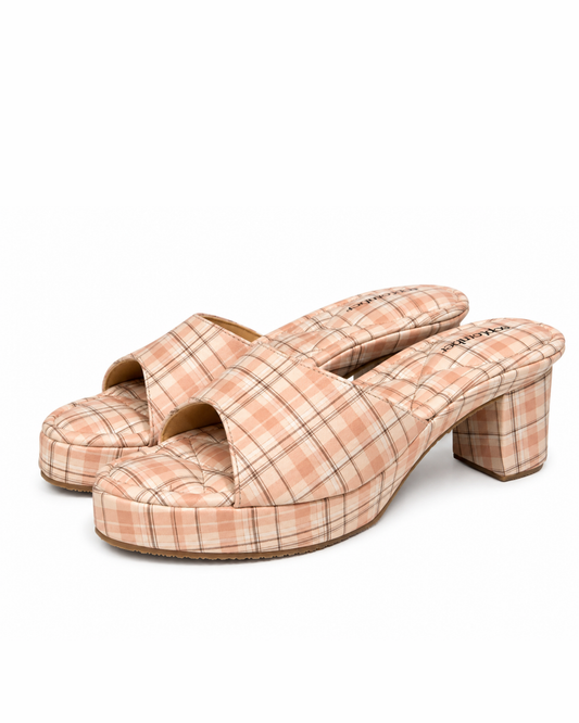 Plaid Muse-Beige