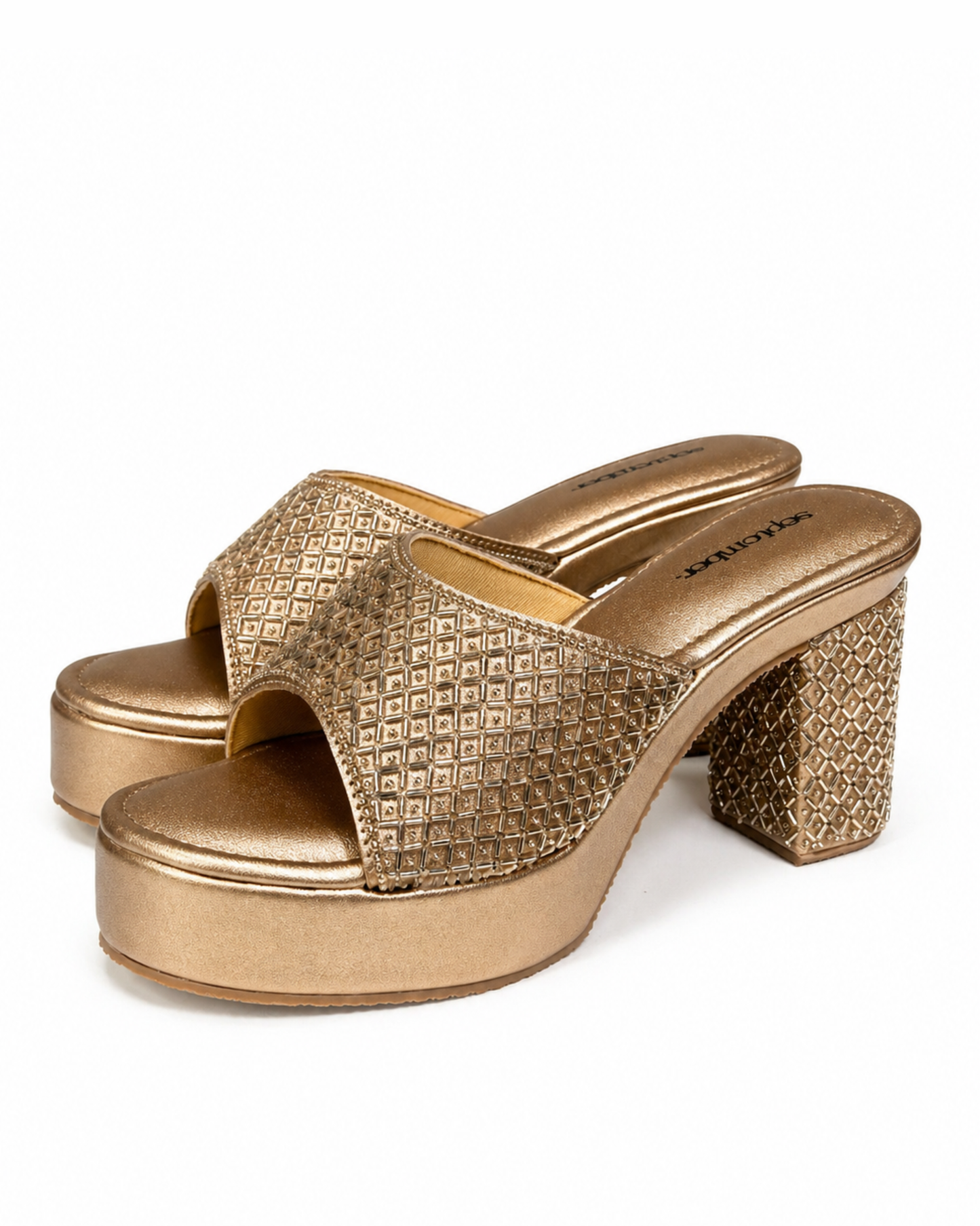 Glimmer Blocks-Dull Rosegold