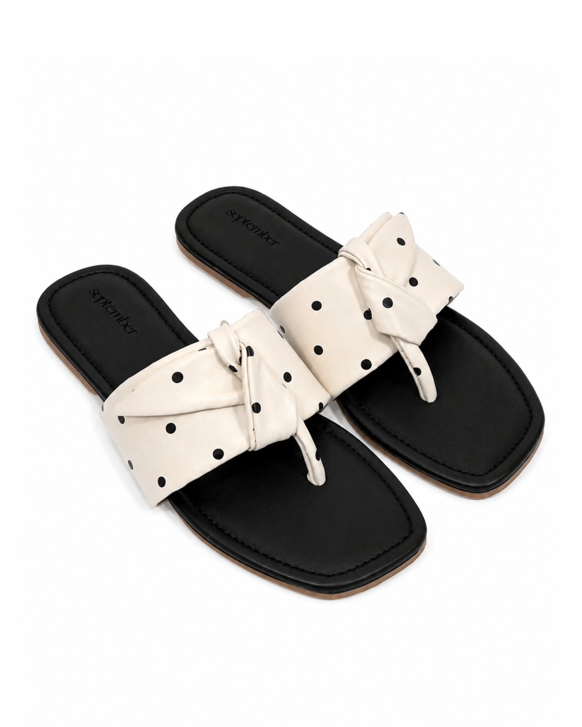 Polka Chic-Cream and Black