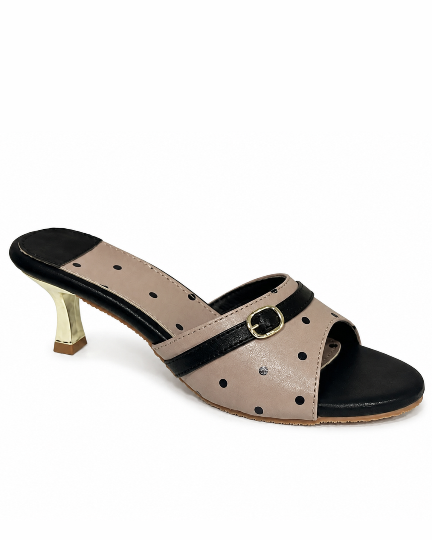 Polka Noir-Taupe