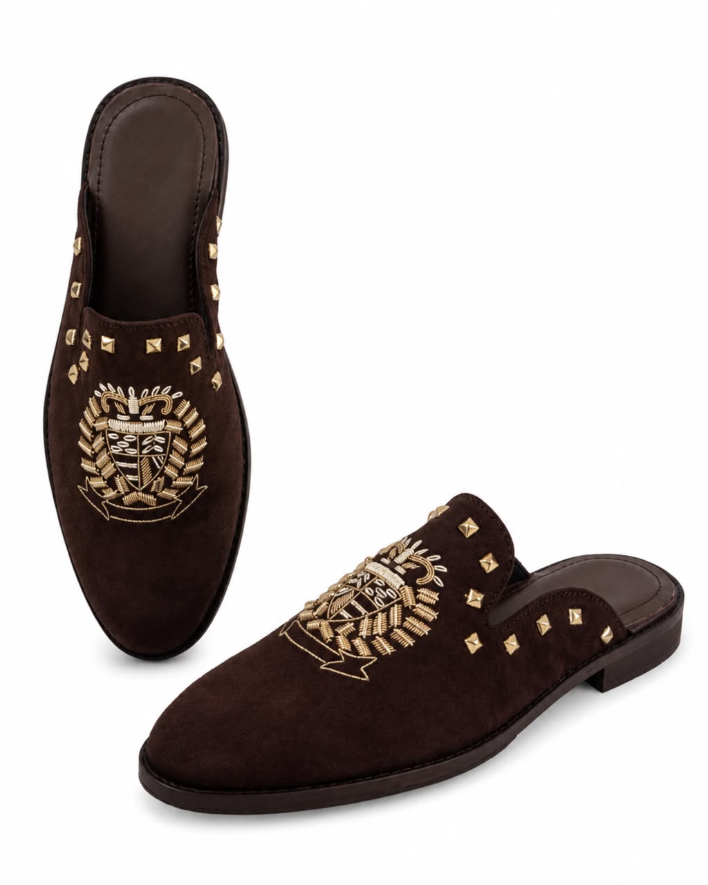 Crown Brown-Half Shoe